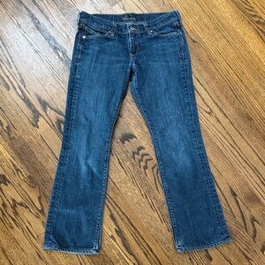 The Diva Women 4 Regular Stylish Boot Cut Jeans in Deep Blue Casual Streetwear